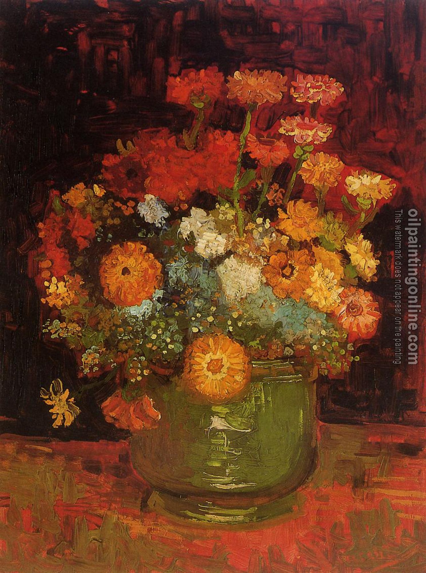 Gogh, Vincent van - Vase with Zinnias